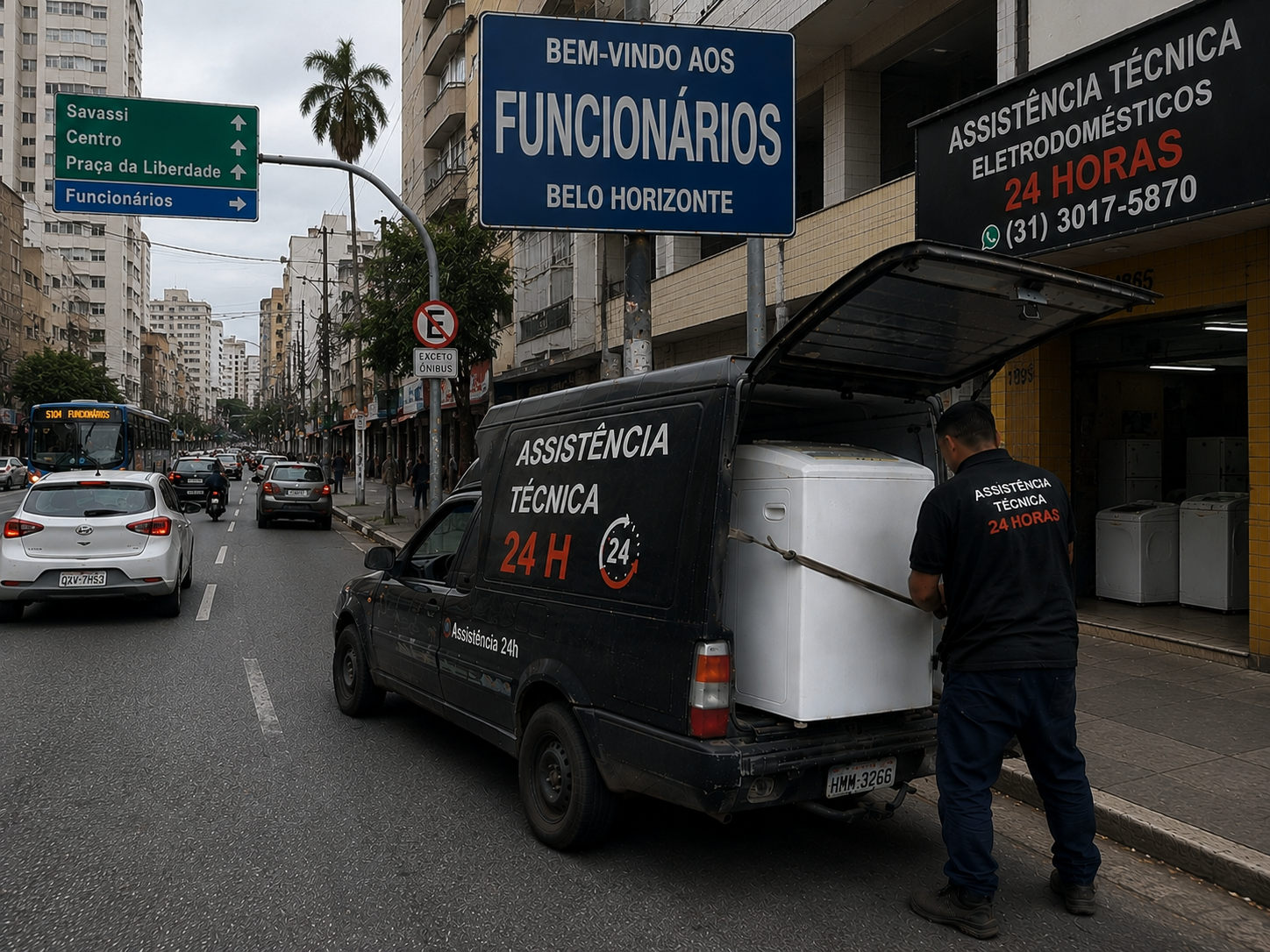 Engenheiro técnico especializado e certificado realizando atendimento premium no bairro Funcionários, Belo Horizonte